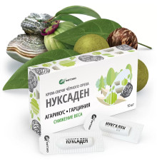 Крем свечи "Нуксаден" Агарикус. Гарциния